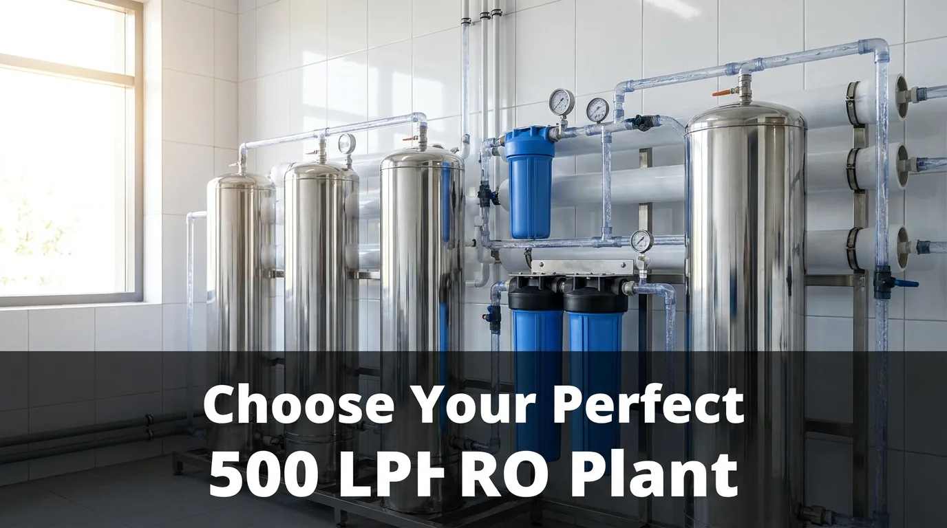 How to Choose Best 500 LPH Ro Plant