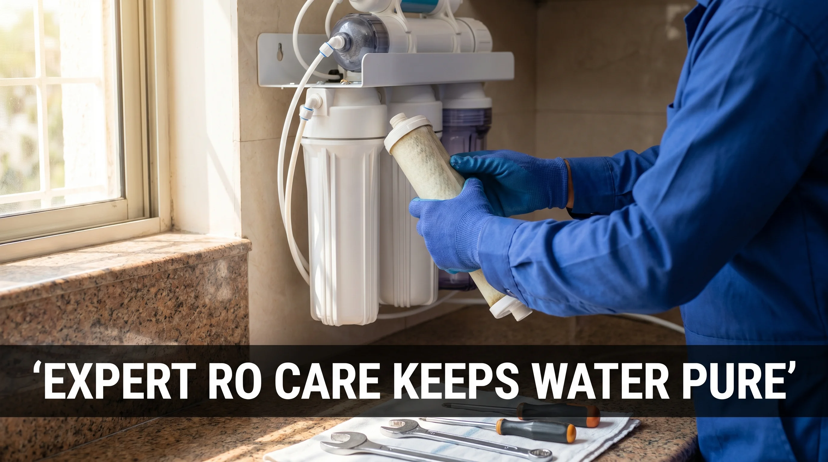 Why should I hire a professional technician to service My RO in Kolkata