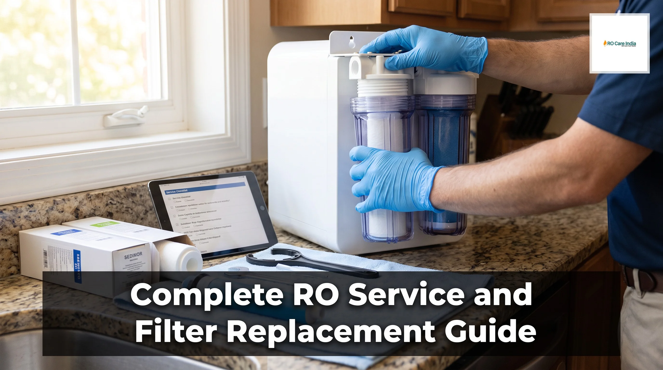RO filter replacement Nagpur: What's Included in a Standard Service Visit?
