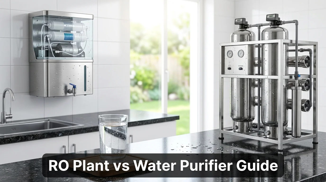 RO Plant vs Water Purifier: Which One You Should Choose