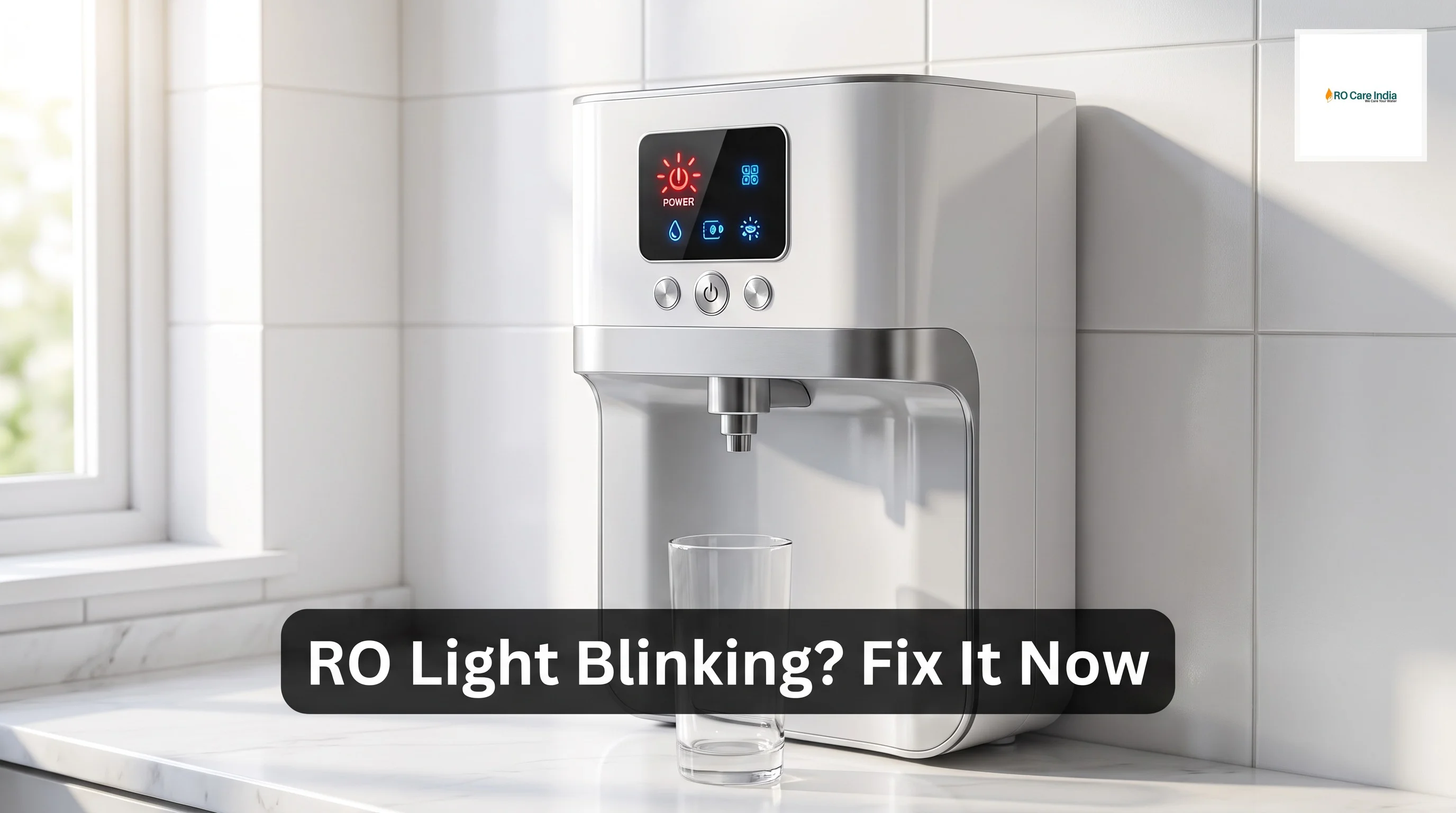 RO Power Light Blinking But No Water: What's Wrong and How to Fix It?