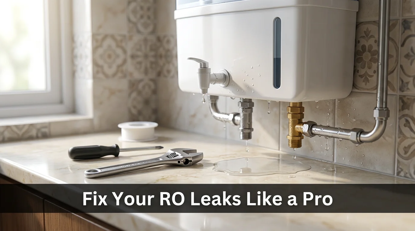 RO Purifier Leaking? Step-by-Step Fix Guide for Kolkata Residents