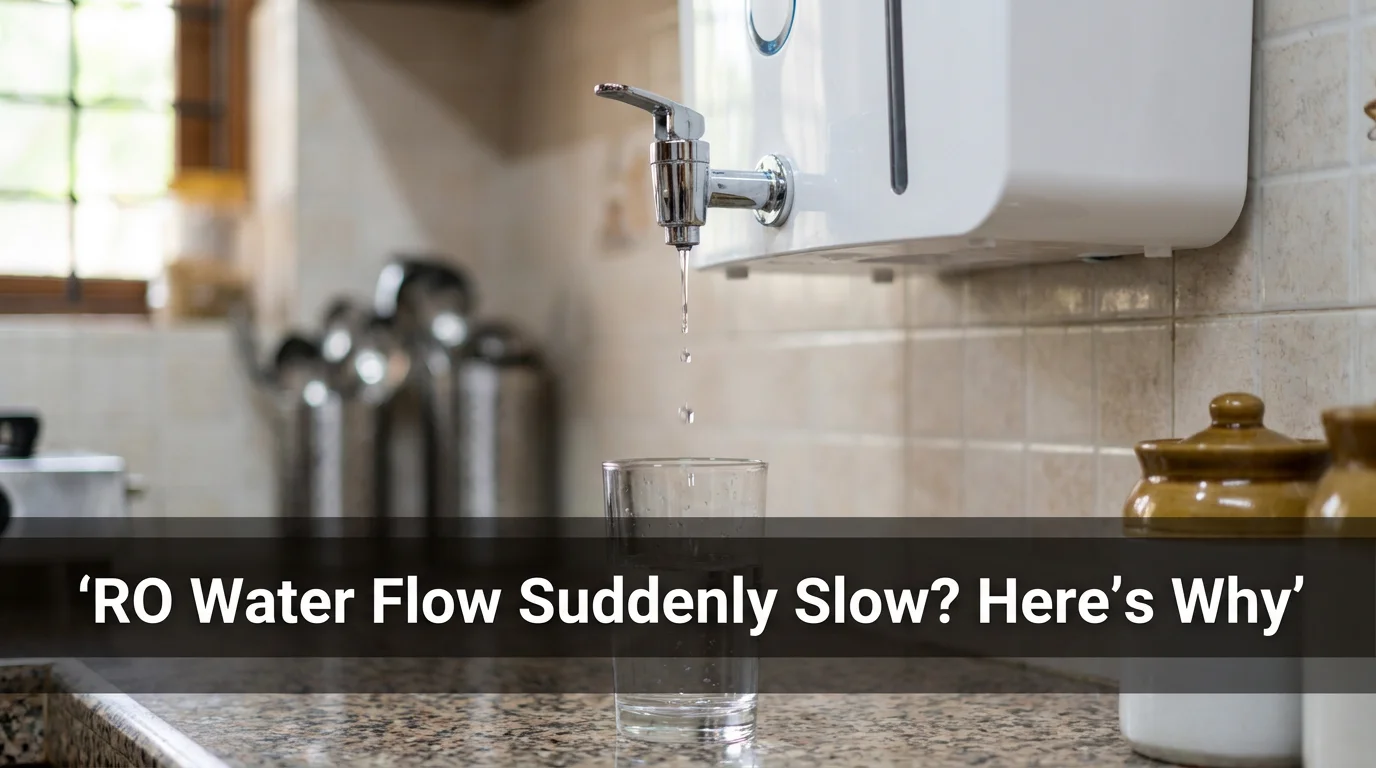 A Drastic Drop in Water Flow Rate in Ro What to do?