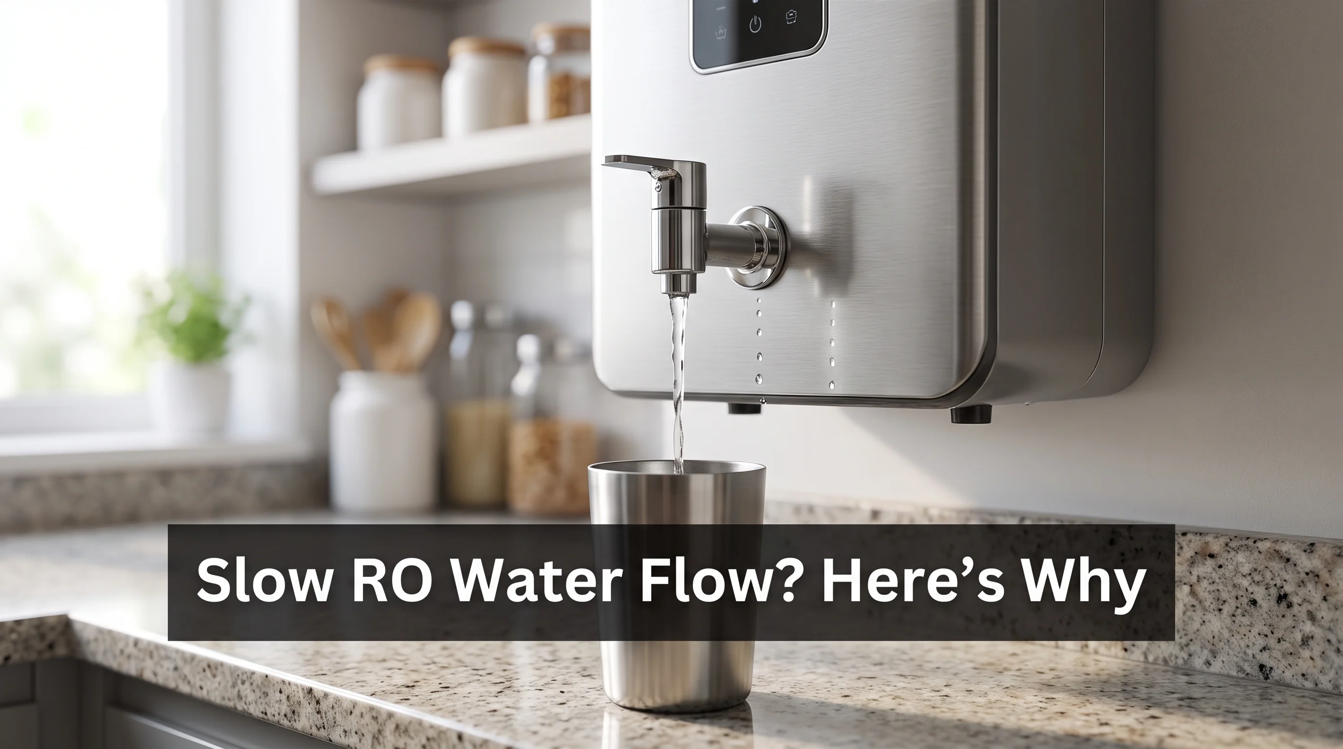 Why Water flow is slow in my RO in Vijayawada