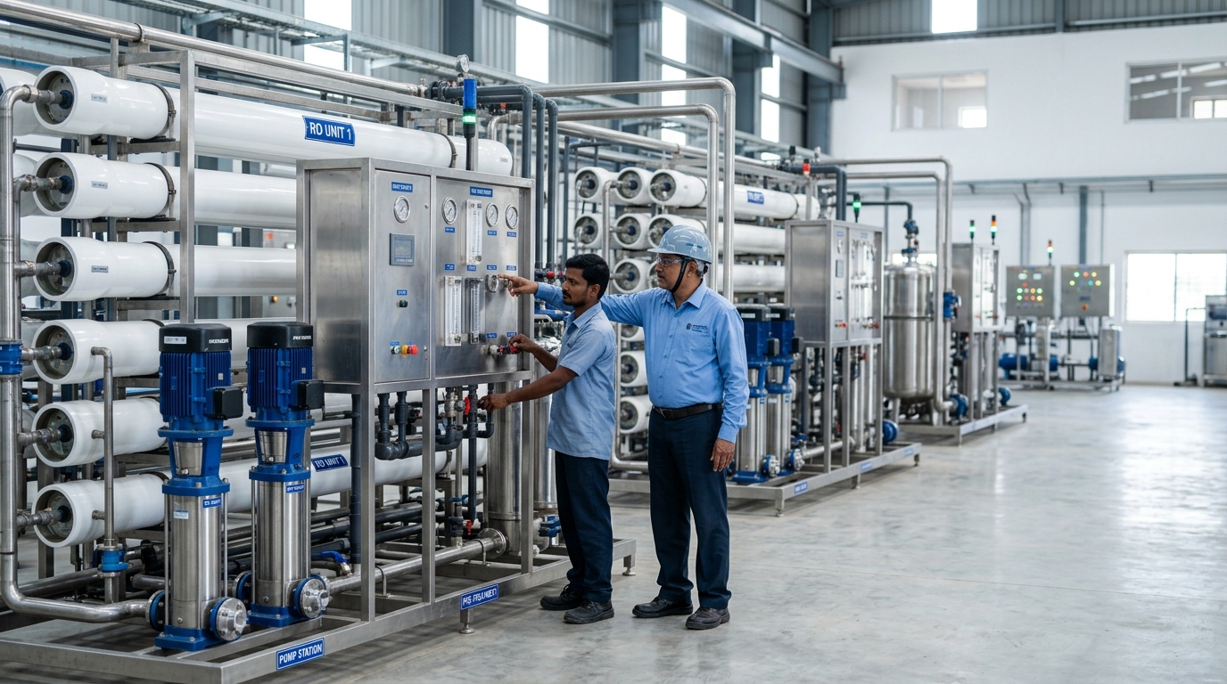 Knowing When to Engage an Industrial RO Plant Manufacturer in Guntur