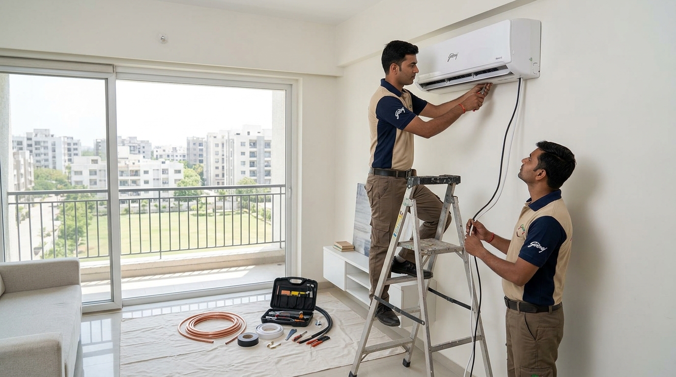 Godrej AC Installation Ahmedabad: Professional or Self-Install?