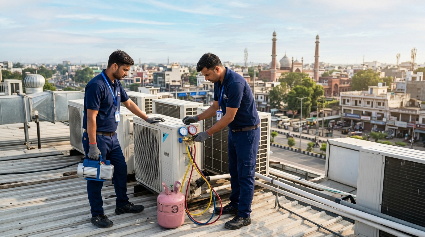 AC Gas Filling and Cooling Service Guide for Saharanpur