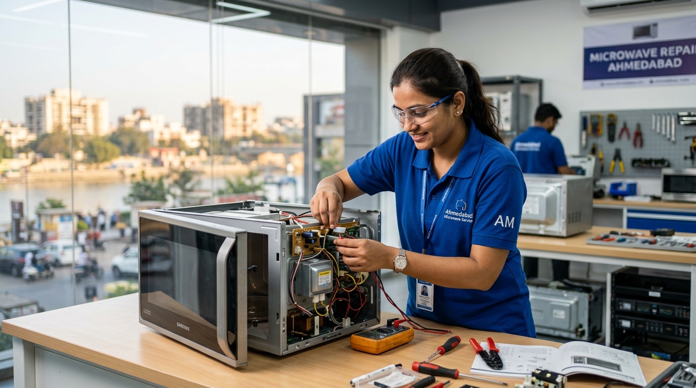Choosing a Microwave Oven Repair Service in Ahmedabad vs DIY Fixes