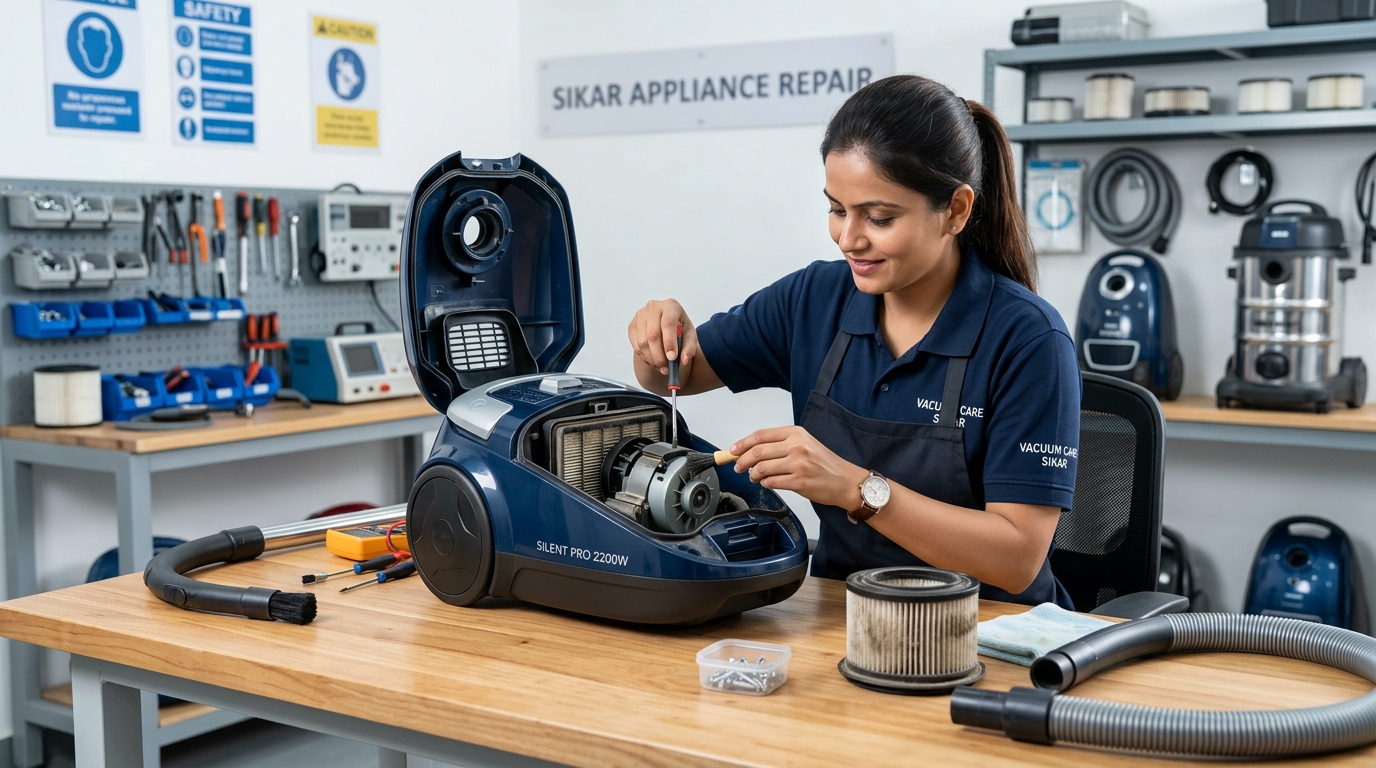 Vacuum Cleaner Has Low Suction? Causes and Repair Options in Sikar