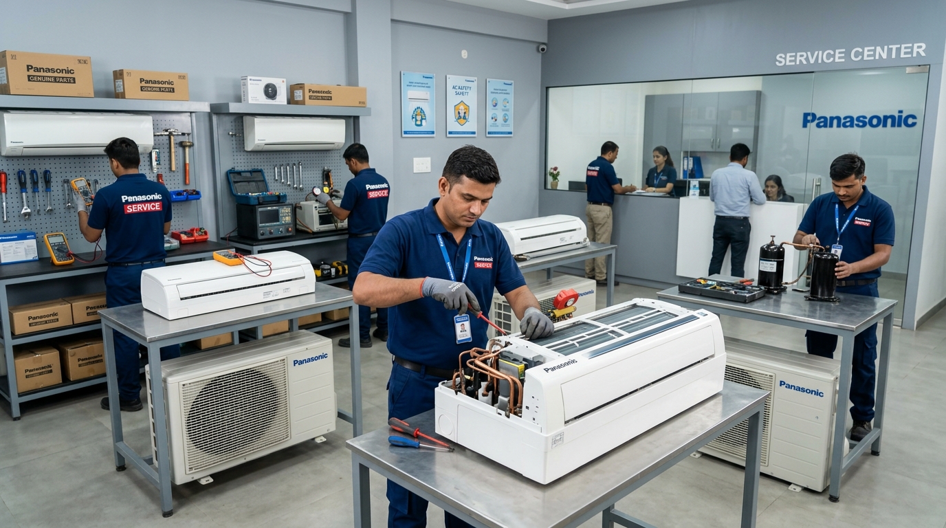 Affordable Panasonic AC Service Center Near Me in Surat
