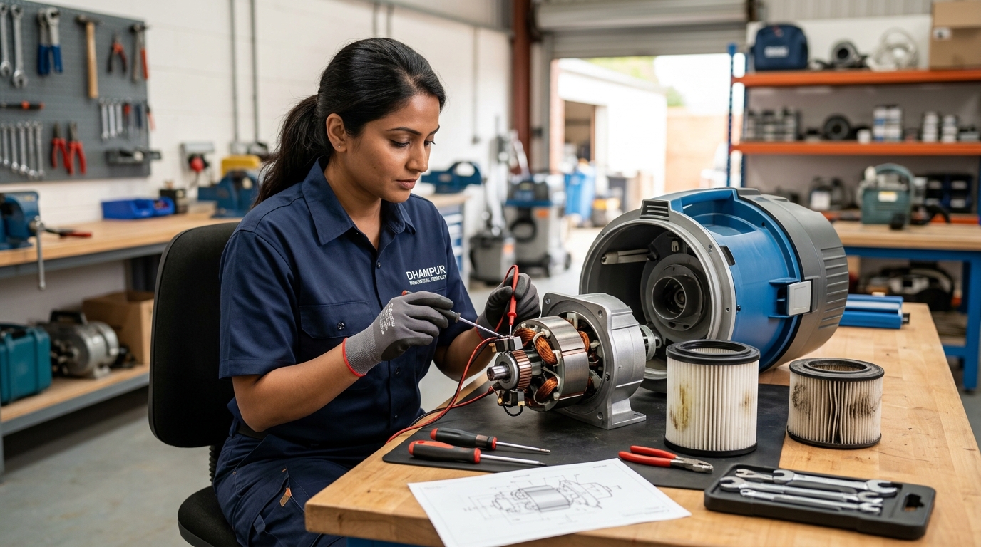 Vacuum Cleaner Motor, Filter and Suction Repair Guide for Dhampur