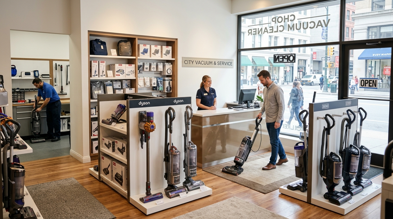 How do I find a trustworthy vacuum cleaner shop near me?