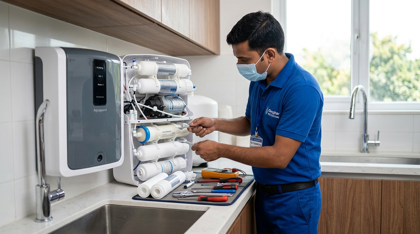 RO Water Purifier Not Producing Enough Water? Causes and Repair in Deoghar